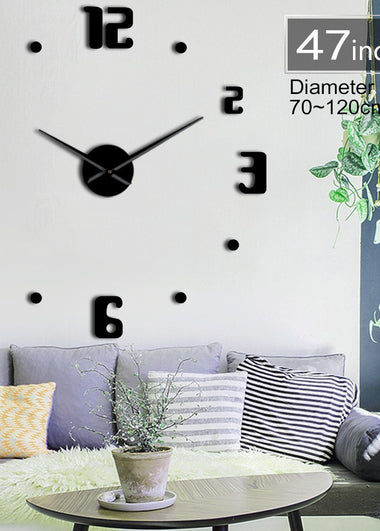 DIY Large Wall Clock Modern Design Quartz Clocks Wall Watch Big Clock Needle Acrylic Mirror Diy Sticker 3d Stickers Home Decor