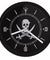 Jolly Roger Pirate Wall Clock with LED illumination Skull With Crossed Swords LED Neon Sign Wall Clock Pub Bar LED Wall Decor