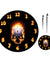 Demon Skull In Fire With Burning Numbers Modern Wall Clock Heavy Metal Flaming Hell Death Skull Wall Watch Halloween Horror Art