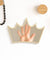 King of Crown Decorative Wall Mirror Wood and Acrylic Queen Princess Crown Safety Mirror Kid Room Baby Mirror Gift For Her