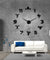 Weightlifting Fitness Room Wall Decor DIY Giant Wall Clock Mirror Effect Powerlifting Frameless Large Wall Clock GYM Wall Watch