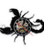 Scorpio Zodiac Wall Art Modern Wall Clock Astrology Vinyl Record Wall Clock Star Sign Home Decor Scorpio Gift Vintage Wall Watch