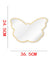 Big Wings Butterfly Wall Mirror Cartoon Creative Nordic Style Wooden Acrylic Safety Mirror for Baby Room Butterfly Decoration