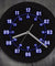Military Time 24 Hours Display Neon Sign Wall Clock with LED Backlight Military World Time Zone Amateur Neon Sign LED Wall Clock