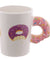 The Donut Mug Delicious Pink Icing Chocolate Doughnut Coffee Mug Novelty Milk Mug Tea Cup Best Gift Idea
