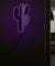 Cactus Modern Desert Decor Hanging Wall Mirror With LED Backlight Cacti Plant LED Lighting Indoors Makeup Mirror Glow in Dark
