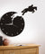 Horseriding Wall Art Horseman Jumping From The Clock Rider on Horseback Jumping Horse Wall Clock Hanging Watch Equestrienne Gift