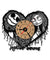 Home Decor Nightmare Before Christmas Heart Pattern Vinyl Record Clock Hollow Creative Antique Style CD Record LED Clock
