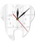 Mirror Effect Tooth Dentistry Wall Clock Laser Cut Decorative Dental Clinic Office Decoration Teeth Care Dental Surgeon Gift