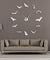 Bats Large Wall Clock Modern Design Halloween Home Decor DIY Frameless Giant Wall Clock Vampire Bats Wall Art Mirror Clock