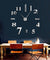 Modern DIY Mute Large Wall Clock Home Decor Office 3D Mirror Surface Wall Sticker Clocks Giant Frameless Decorative Clock Watch