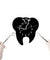 Mirror Effect Tooth Dentistry Wall Clock Laser Cut Decorative Dental Clinic Office Decoration Teeth Care Dental Surgeon Gift