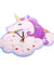 Fantasy Horse Clock Magical Unicorn Wall Clock Nursery Kids Bedroom Decorative Clock Rainbow Unicorn Party Favor Wall Art Decor