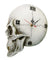 Gothic Tempore Mortis Vault Skull Wall Clock Halloween Home Decor Wall Clock Creepy Gothic Skeleton Clock Watch Roman Numerals