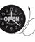 Fresh Coffee Open 24 Hours LED Neon Sign Decorative Wall Watch Coffee Shop Business Lighting Multi Colors Cafe Bar Wall Clock