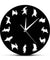Yoga Rabbits Wall Clock Yoga Bunnies Minimalist Design Decorative Clock Watch Fitness Studio Inspiration Animals Wall Art Decor