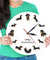 Cute Doxie Cartoon Style Dachshund Wall Clock Dog Breed Timepiece Sausage Dog Modern Wall Watch With Saying I Love Dachshund