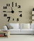 Modern DIY Mute Large Wall Clock Home Decor Office 3D Mirror Surface Wall Sticker Clocks Giant Frameless Decorative Clock Watch