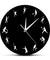 Badminton Time 12 Badminton Players Sillouette Wall Clock Birdie Deorative Clock Watch Sports Room Decor Funny Badminton Gifts