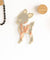 Cartoon Style Little Deer Acrylic Mirror and Wooden Back Nursery Baby Kid Room Decoration Hanging Wall Mirror Newborn Gift