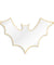Bat Shaped Wall Mirror Halloween Home Decor Hanging Bat Arylic Mirror With Wooden Back Table Top Or Wall Mount Makeup Mirror