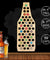 Wine Bottle Cap Display Map Beer Bottle Cap Map Unique Beer Bottle Shape Beer Cap Map Collection Pub Bar Decoration Accessories