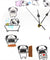 Cute Cartoon Pug Acrylic Wall Clock Dog Lover Decorative Wall Clock Dog Breed Pet ShopPug Life Printed Puppy Wall Watch Gift