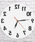 Reverse Wall Clock Unusual Numbers Backwards Modern Decorative Clock Watch Excellent Timepiece For Your Wall