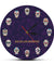 Mexican Skull Wall Clock Flowered Dead Head Decorative Wall Watch Flowering Crossbones Human Tattoo Dia De Los Muertos Souvenir