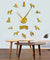 Adorable Different Dog Breeds Large Wall Art Home Decor Kennel Clubs Wall Clock DIY Giant Living Room Clock Dog Pet Owners Gift