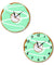 Colorful Printed Doughnut Wall Clock Kawaii Dessert Sweets Modern Wall Clock Bakery Business Sign Wall Decor Donut Lover Gift