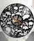Dead Skeletal Heads Wall Clock Make Of Vinyl Record Vintage Hanging Piled Skulls Wall Art Halloween Horror Decor Vinyl Clock