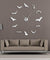 Bats Large Wall Clock Modern Design Halloween Home Decor DIY Frameless Giant Wall Clock Vampire Bats Wall Art Mirror Clock