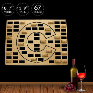 US Country State Wooden Wine Cork Craft Map of Colorado Wine Cork Display Wall Map Colorado Pub Bar Wine Cork Holder Wall Decor