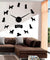 Adorable Different Dog Breeds Large Wall Art Home Decor Kennel Clubs Wall Clock DIY Giant Living Room Clock Dog Pet Owners Gift