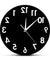 Reverse Wall Clock Unusual Numbers Backwards Modern Decorative Clock Watch Excellent Timepiece For Your Wall