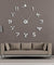 Weightlifting Fitness Room Wall Decor DIY Giant Wall Clock Mirror Effect Powerlifting Frameless Large Wall Clock GYM Wall Watch