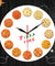 Different Tastes Pizza Time Modern Wall Clock Italy Dreams Kitchen Home Decor Neapolitan Style Italian Food Art Gastronome Gifts