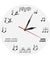 Sheet Music Notes Wall Art Music Room Wall Decor Wall Clock Piano Treble Staff Decorative Art Clocks Musician Gift For Teachers