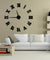 Modern DIY Large Wall Clock 3D Mirror Surface Sticker Home Decor Art Giant Wall Clock Watch With Roman Numerals Big Clock