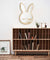 Bunny Sleepy Eyes Makeup Mirror Cute Animal Sleeping Rabbit Wood & Acrylic Safety Wall Mirror Nursery Wall Decor For Kids