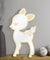 Cartoon Style Little Deer Acrylic Mirror and Wooden Back Nursery Baby Kid Room Decoration Hanging Wall Mirror Newborn Gift