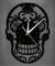 Day of the Dead Sugar Skull Wall Clock Mexican Skull Dia de Muertos Wall Clock Floral Candy Skull Decorative Hanging Wall Watch