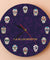 Mexican Skull Wall Clock Flowered Dead Head Decorative Wall Watch Flowering Crossbones Human Tattoo Dia De Los Muertos Souvenir